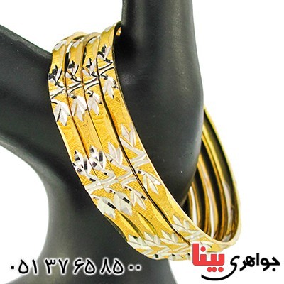 النگو زنانه آب طلا درجه یک چهار تایی _کد:9673