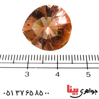 نگین انگشتر کوارتز مرغوب تراش ترکیبی _کد:9733