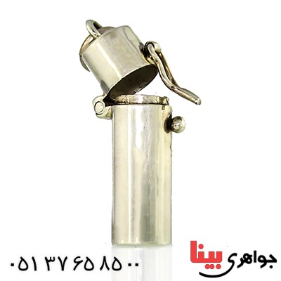 گردنبند نقره جا حرزی یا جاساز مخفی _کد:9740