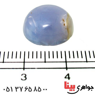 نگین انگشتر عقیق خراسانی کبود خوشرنگ _کد:9748