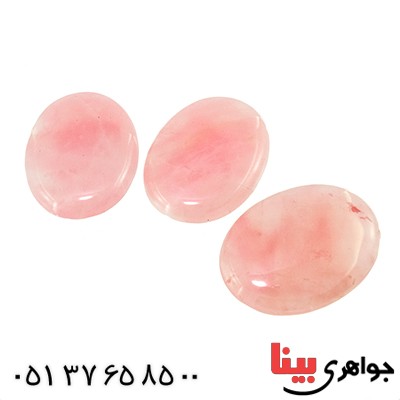 نگین انگشتر کوارتز (رزکوارتز) درشت خوشرنگ مناسب سنگ درمانی _کد:9764