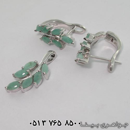 سرویس زمرد طرح برگ