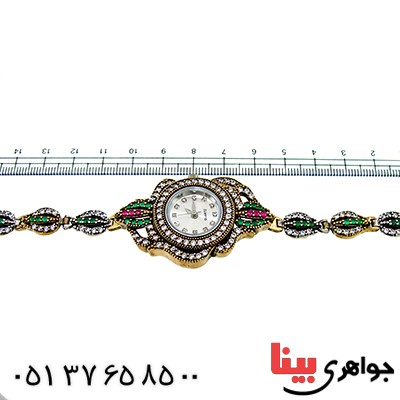 ساعت نقره زنانه درشت عثمانی مدل سلینا _کد:9781