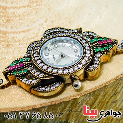 ساعت نقره زنانه درشت عثمانی مدل سلینا _کد:9781
