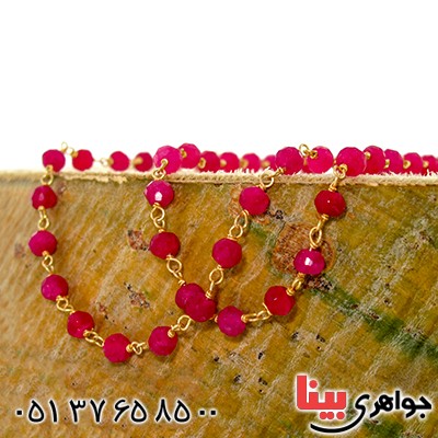 سینه ریز یاقوت سرخ زنانه مدل آریانا _کد:9829