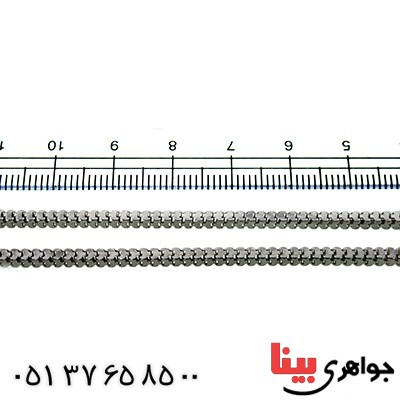 زنجیر نقره ایتالیایی ونیزی ضخیم 55 سانتی _کد:9840