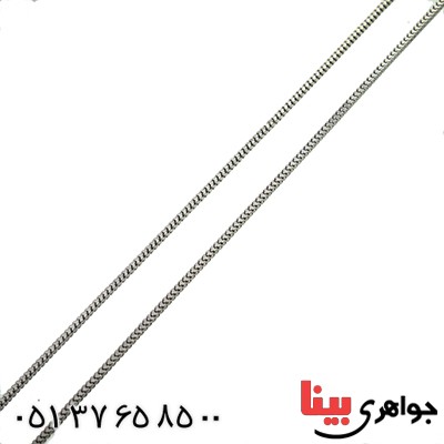 زنجیر نقره زنانه ایتالیایی ضخیم ونیزی 45 سانتی _کد:9842
