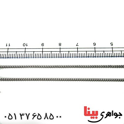 زنجیر نقره زنانه ایتالیایی ضخیم ونیزی 45 سانتی _کد:9842