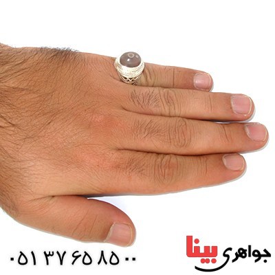انگشتر عقیق باباقوری تک و خاص مردانه درشت سنتی اصیل _کد:1396