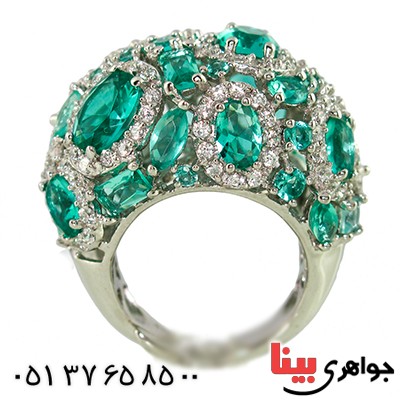 انگشتر نگین کریستالی زنانه سلطنتی خاص مدل ملکه _کد:1402
