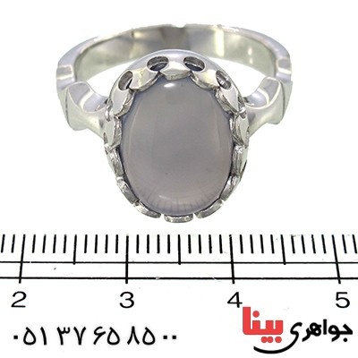 انگشتر عقیق یمنی کبود درشت مردانه لوکس _کد:9918