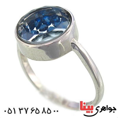 انگشتر زنانه دانه یاقوتی متحرک مدل اسپرت _کد:9920
