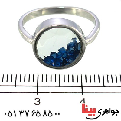 انگشتر زنانه دانه یاقوتی متحرک مدل اسپرت _کد:9920