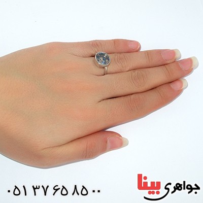 انگشتر زنانه دانه یاقوتی متحرک مدل اسپرت _کد:9920