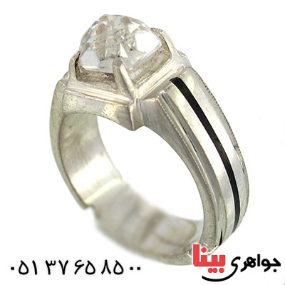 انگشتر در نجف مردانه کلاسیک شیاردار _کد:9926