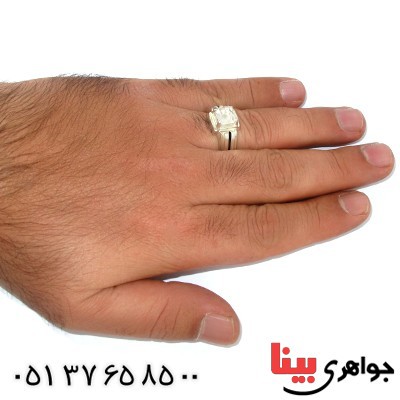 انگشتر در نجف مردانه کلاسیک شیاردار _کد:9926
