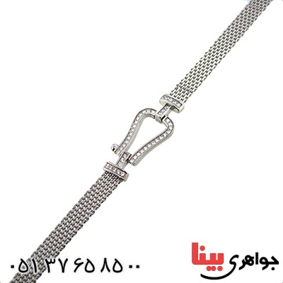 دستبند نقره زنانه رادیوم لوکس مدل راسا _کد:9945