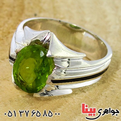 انگشتر زبرجد مردانه مدل کلاسیک _کد:9948