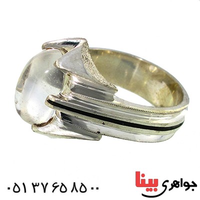 انگشتر در نجف مردانه کلاسیک شیاردار _کد:9954