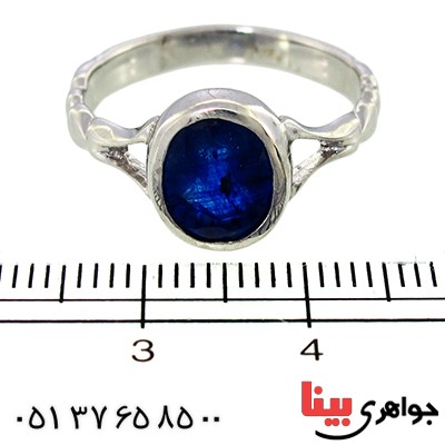 انگشتر یاقوت کبود رادیوم لوکس مدل توکا _کد:9982