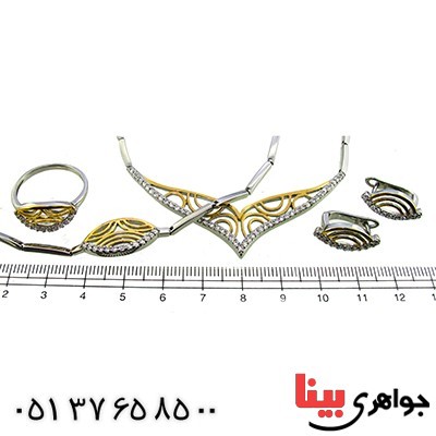 سرویس نقره زنانه مجلسی دلبرانه _کد:1445