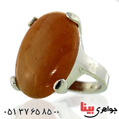 نگین انگشتر عقیق خوشرنگ درشت _کد:10088
