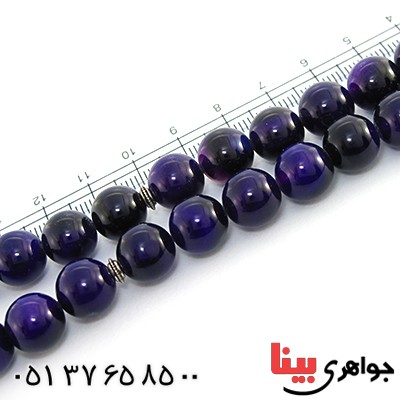 تسبیح آمتیست عالی 33 دانه ای درشت خوشرنگ _کد:10091