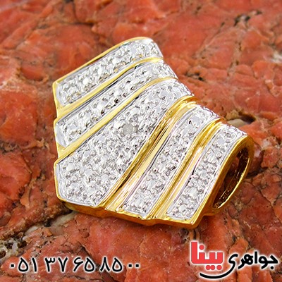 گردنبند الماس برلیان زنانه مانی ایتالیایی مدل مجلسی _کد:10092
