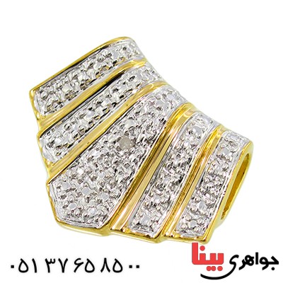گردنبند الماس برلیان زنانه مانی ایتالیایی مدل مجلسی _کد:10092