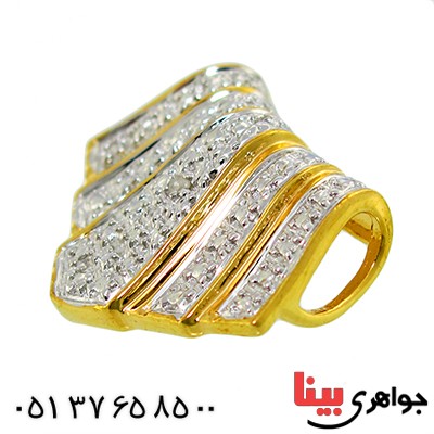 گردنبند الماس برلیان زنانه مانی ایتالیایی مدل مجلسی _کد:10092