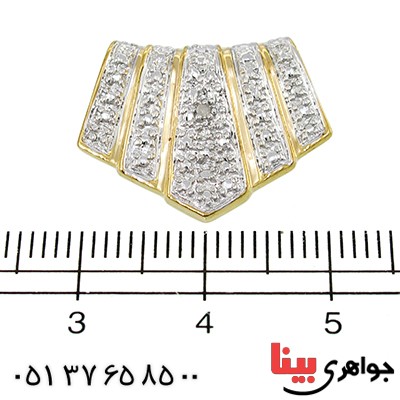 گردنبند الماس برلیان زنانه مانی ایتالیایی مدل مجلسی _کد:10092