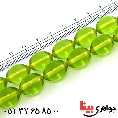 تسبیح سندلوس لیمویی 33 دانه ای درشت و سنگین _کد:10112