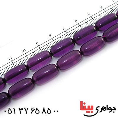 تسبیح سندلوس بنفش 33 دانه ای استوانه ای درشت _کد:10118