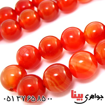 تسبیح عقیق سلیمانی 33 دانه ای درشت و سنگین _کد:10135