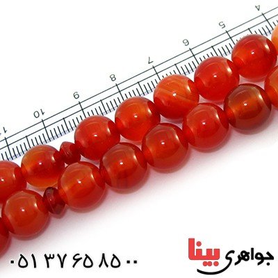 تسبیح عقیق سلیمانی 33 دانه ای درشت و سنگین _کد:10135