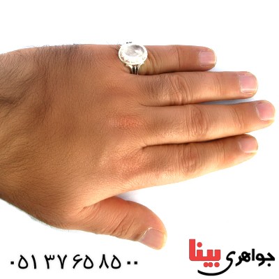 انگشتر در نجف درشت مردانه مدل سنتی _کد:10143