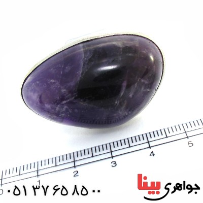 انگشتر آمتیست درشت چشمگیر _کد:10165