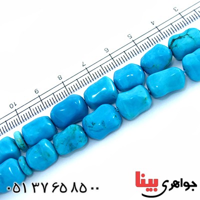 تسبیح فیروزه عالی آمریکایی 33 دانه ای با تراش خاص _کد:10186