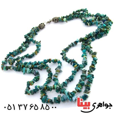 سرویس چند جواهر فیروزه و لاجورد زنانه مدل شهره _کد:10243