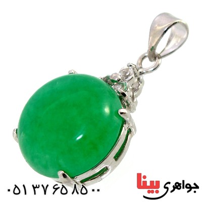 گردنبند یشم درشت دایره ای _کد:10249