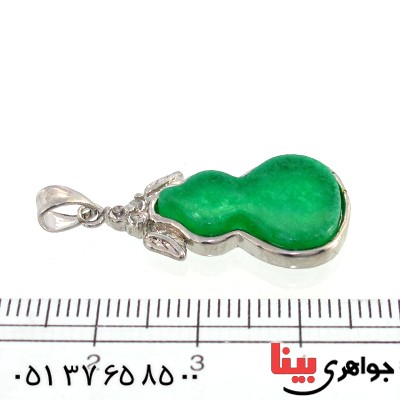 گردنبند یشم مدل گیتار _کد:10263