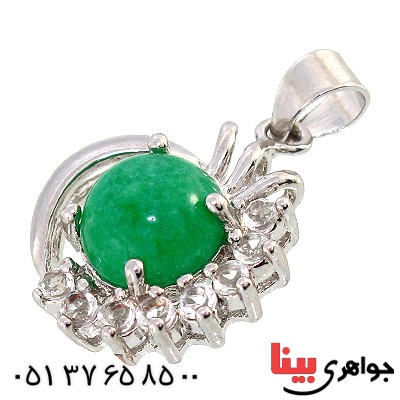 گردنبند یشم مدل گیسو _کد:10267