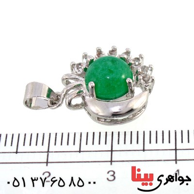 گردنبند یشم مدل گیسو _کد:10267