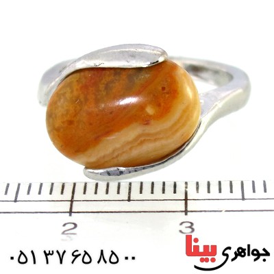 نگین انگشتر عقیق سلیمانی بیضی خوش نقش _کد:10277