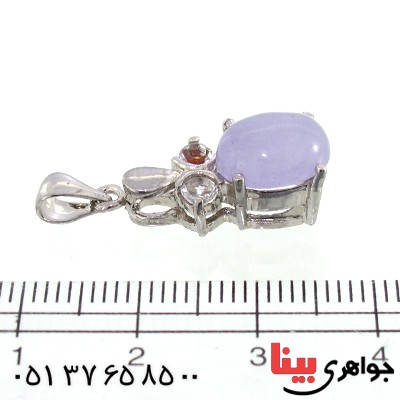 گردنبند عقیق کبود زنانه مدل مینو _کد:10296