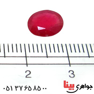 نگین انگشتر یاقوت سرخ آفریقایی خوش رنگ _کد:10312