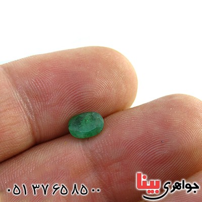نگین انگشتر زمرد آفریقایی صاف _کد:10314