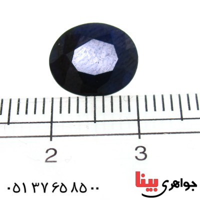نگین انگشتر یاقوت کبود آفریقایی پر رنگ _کد:10316