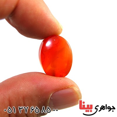 نگین انگشتر عقیق یمنی ابر و باد _کد:10324