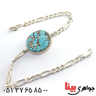 دستبند فیروزه نیشابوری شجری _کد:10328